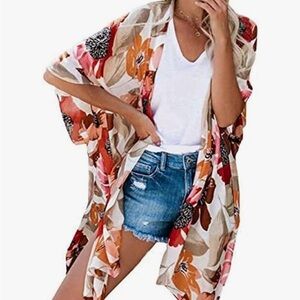 Floral Sheer Kimono